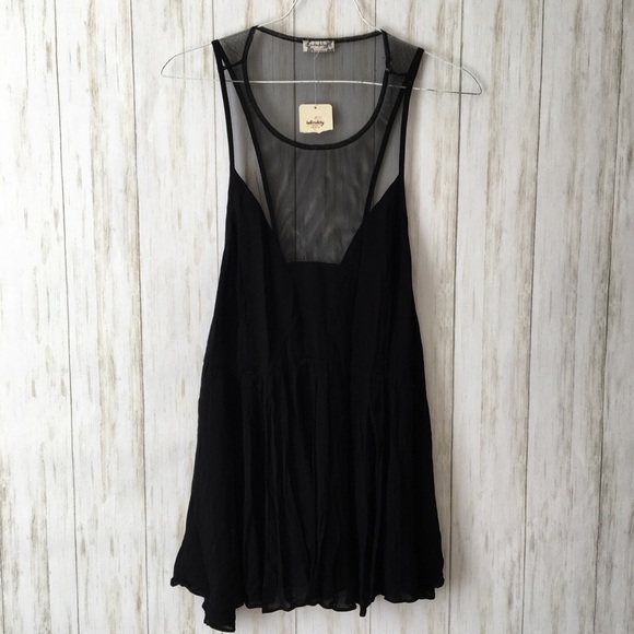 NWT intimately free people Black Marble Cami Tank - Picture 3 of 7